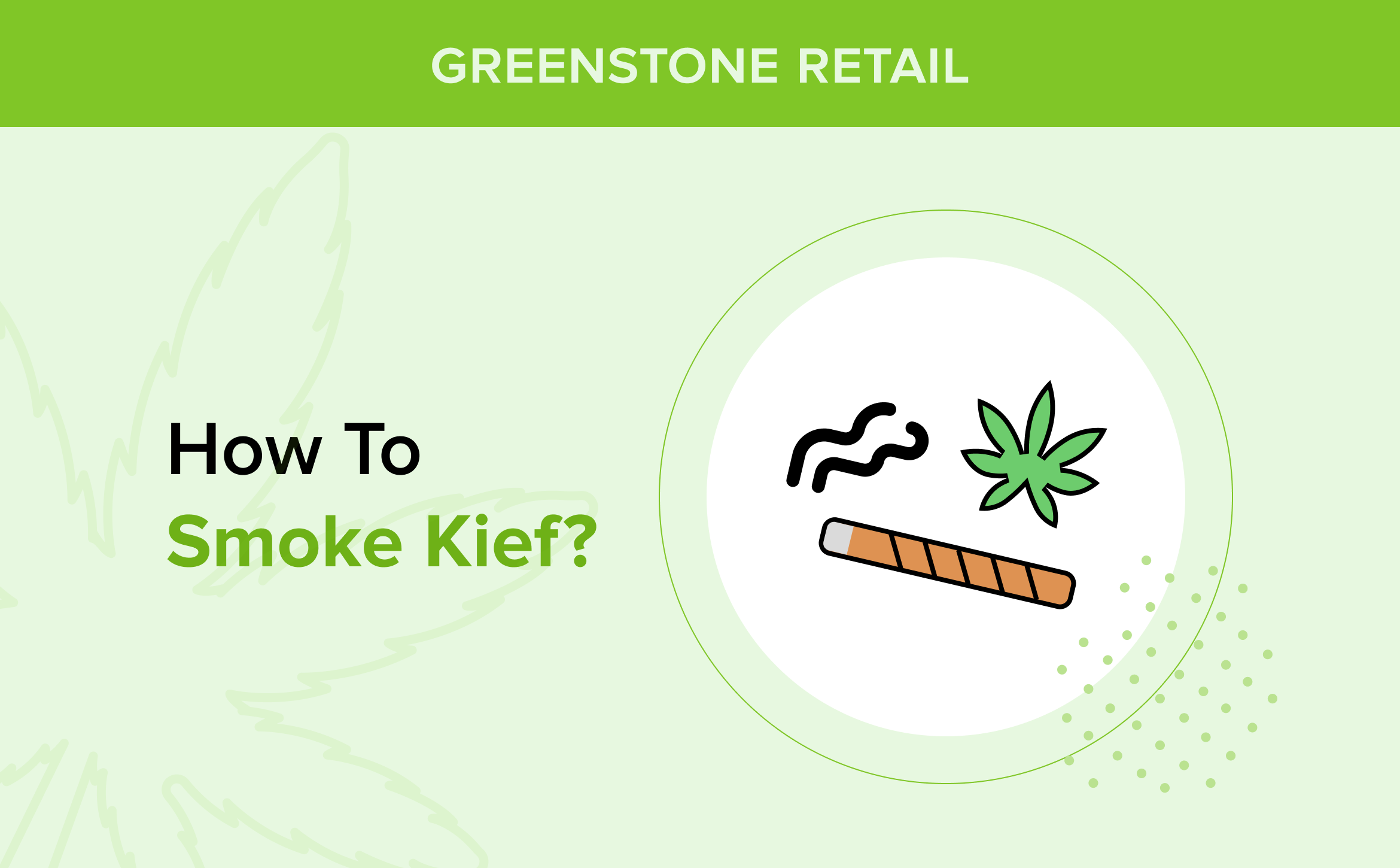 How to Smoke Kief