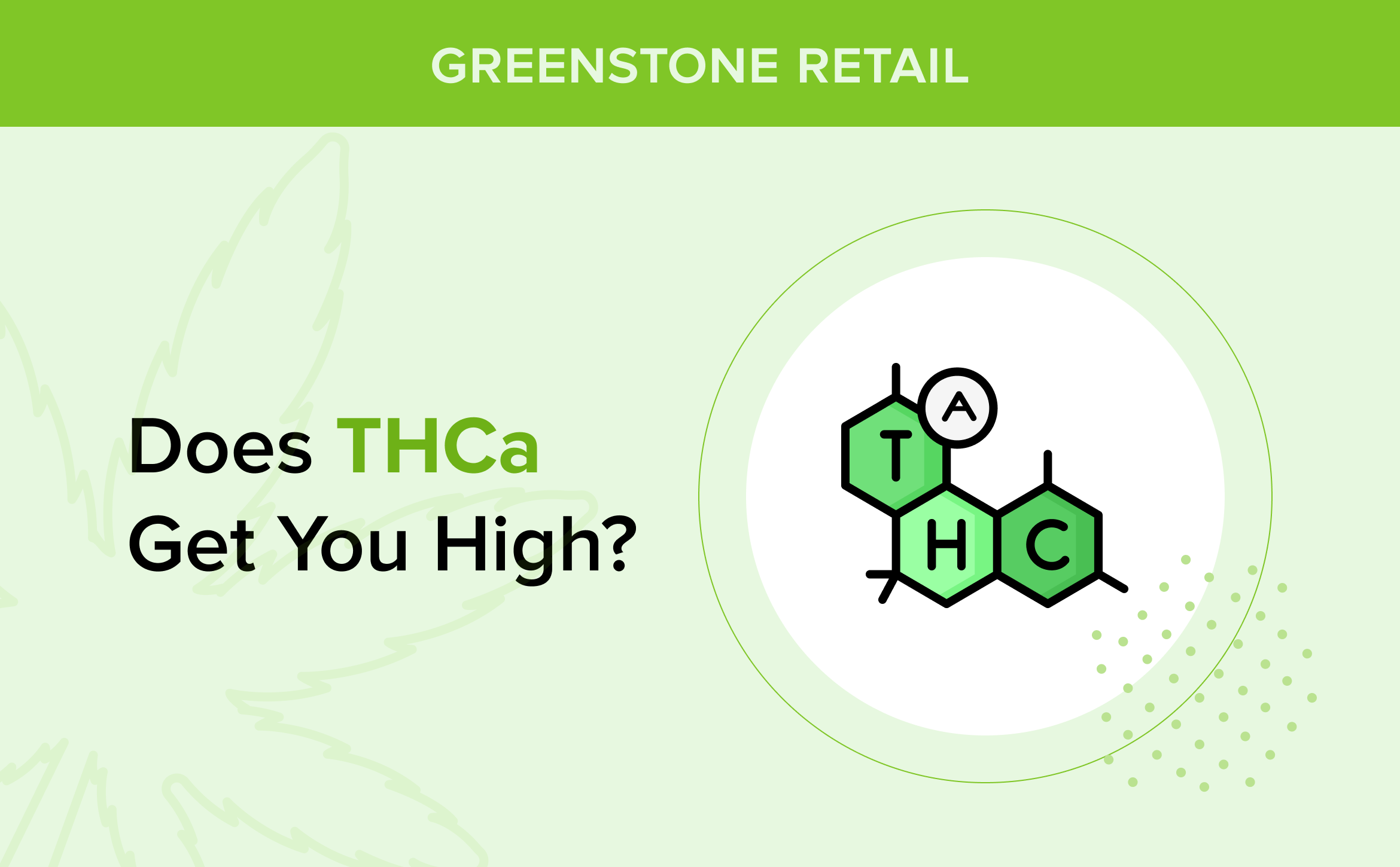 Does THCa Get You High