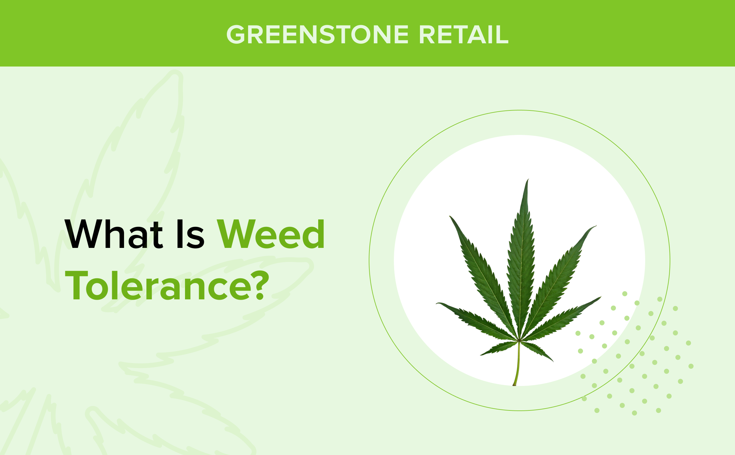 What is Weed Tolerance